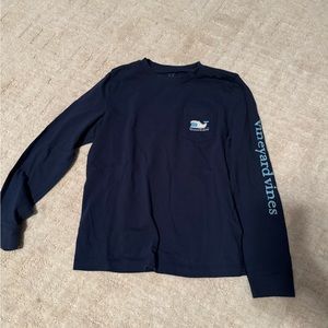 Navy vineyard vines sz 7 yeti tee